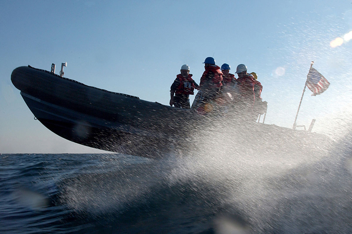 Rigid Hull Inflatable Boat Military