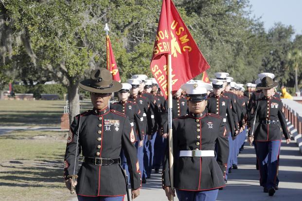 Military graduation clearance outfit