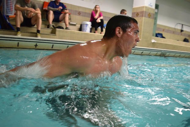 Navy boot clearance camp swim test